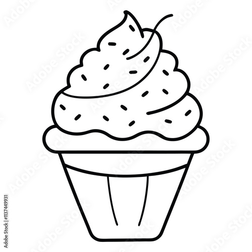 Happy Ice Cream Character