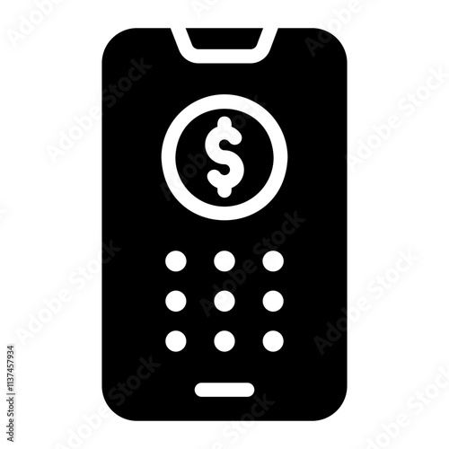pin code Solid icon