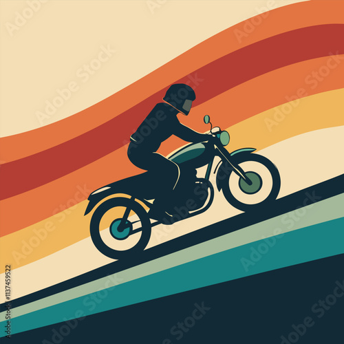 silhouette of a motorcycle