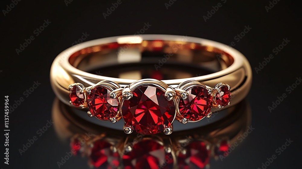 Shiny Gold Ring with Red Gems Sparkling Details and Hip-Hop Vibe luxurious gold ring adorned with big red jewels reflecting light in a hip-hop style Hyper-realistic HD quality shot Shiny Gold Ring with Red Gems Sparkling Details and Hip-Hop Vibe luxurious gold ring adorned with big red jewels reflecting light in a hip-hop style Hyper-realistic HD quality shot