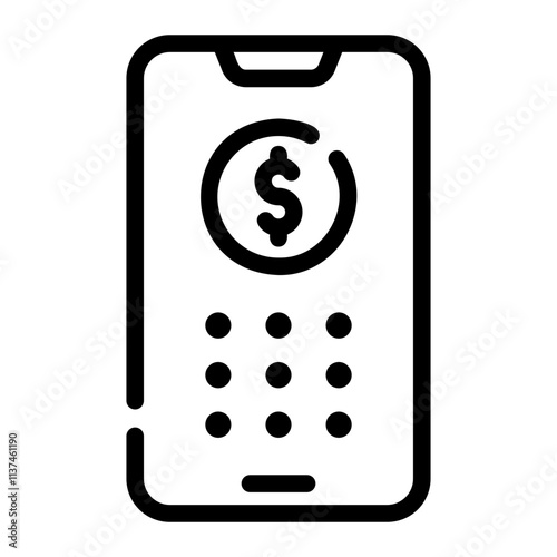 pin code Line Icon