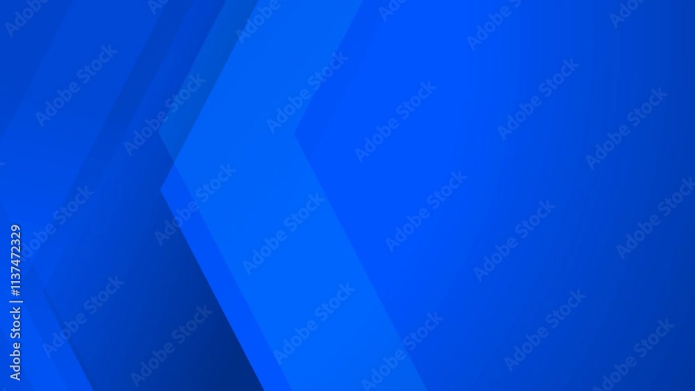 blue background animation video geometric shape animation