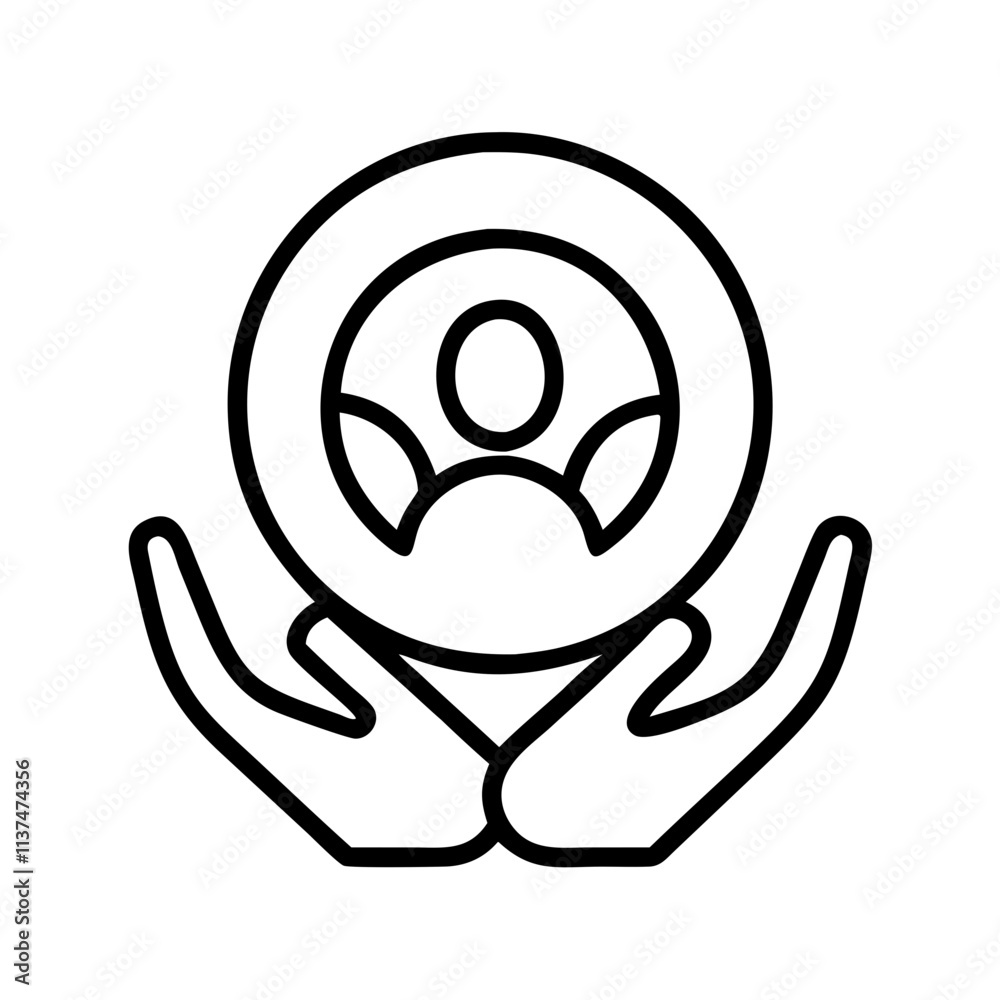 mindfulness symbol icon, mental health day line art, mental health day icon - simple black line art icon of mindfulness symbol, for mental health day celebrations. mental health day vector art. mindfulness symbol icon, mental health day line art, mental health day icon - simple black line art icon of mindfulness symbol, for mental health day celebrations. mental health day vector art.