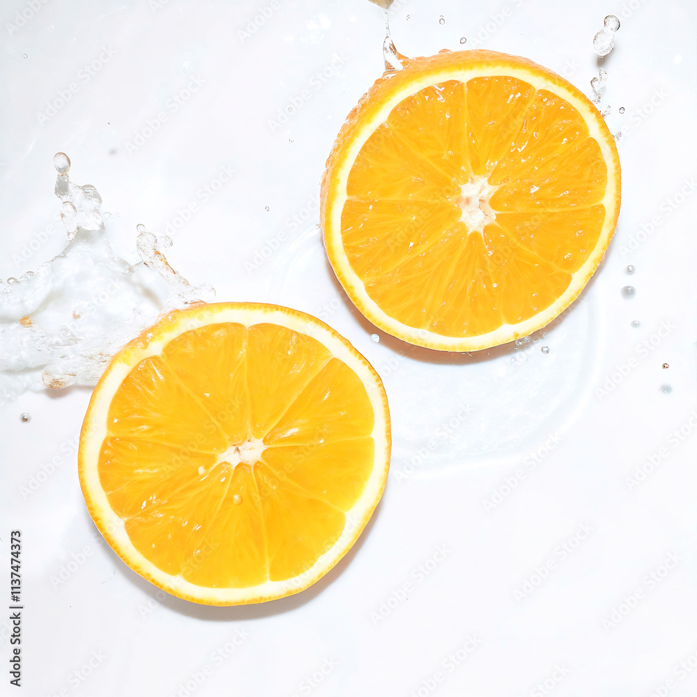 orange in water orange in water