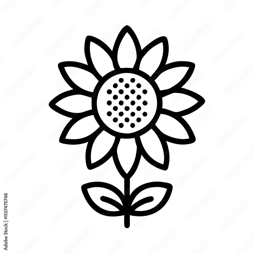 sunflower icon, mental health day line art, mental health day icon - simple black line art icon of sunflower, for mental health day celebrations. mental health day vector art. sunflower icon, mental health day line art, mental health day icon - simple black line art icon of sunflower, for mental health day celebrations. mental health day vector art.