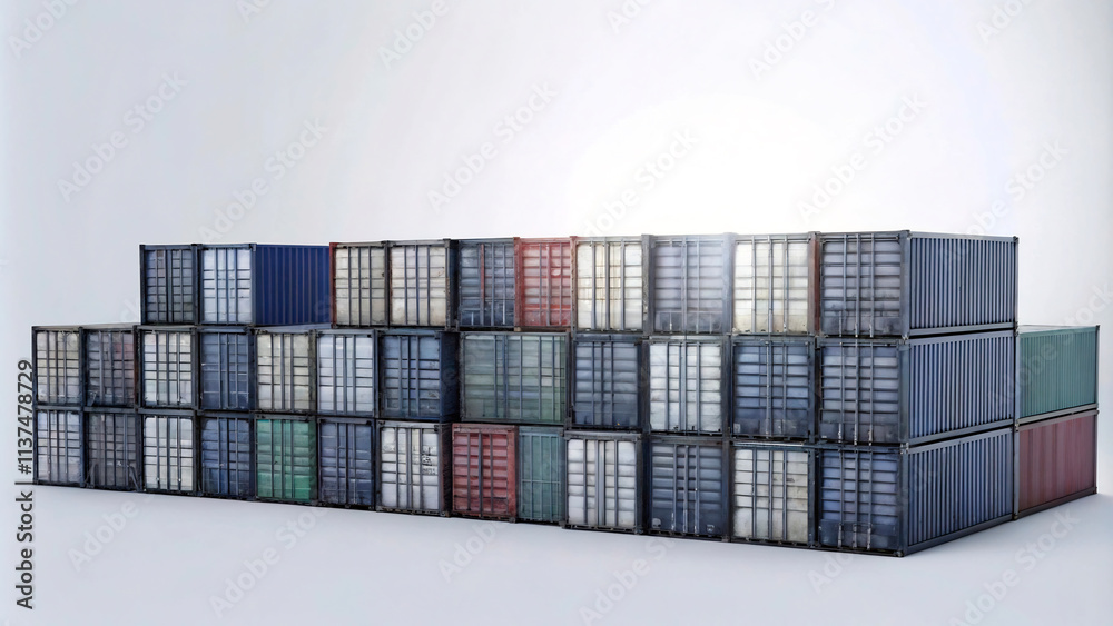 Obraz premium containers