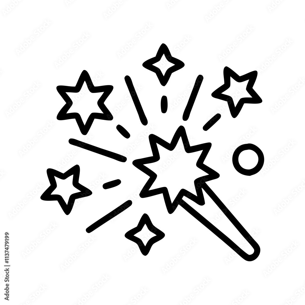 popping fireworks icon, bonfire night line art, bonfire night icon - simple black line art icon of popping fireworks, for bonfire night celebrations. bonfire night vector art. popping fireworks icon, bonfire night line art, bonfire night icon - simple black line art icon of popping fireworks, for bonfire night celebrations. bonfire night vector art.