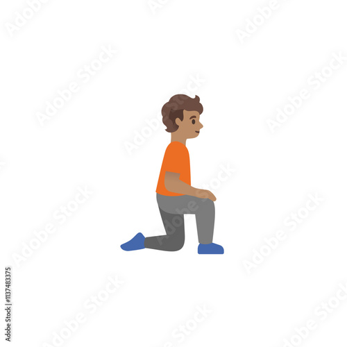 Person Kneeling (Man) Emoji
