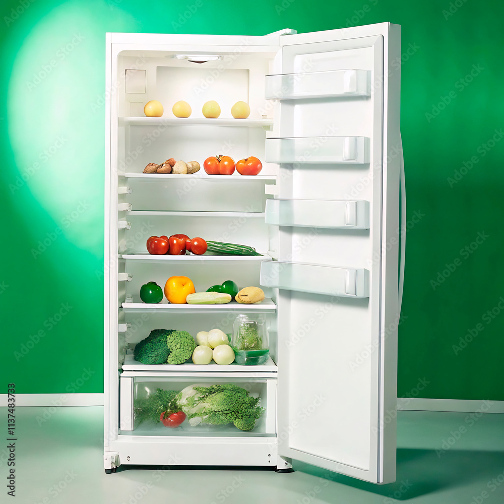 fridge full of vegetables fridge full of vegetables