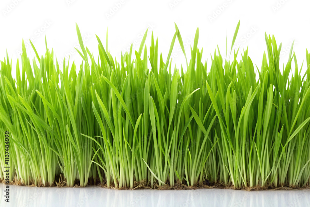green grass isolated on white green grass isolated on white