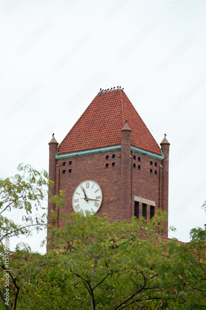 Fototapeta premium old clock tower