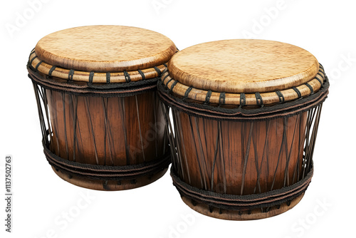 bongo drum isolated on white background  photo