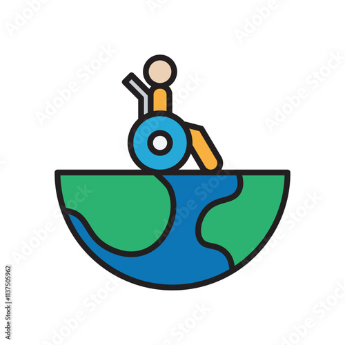 International People with Disabilities Illustration