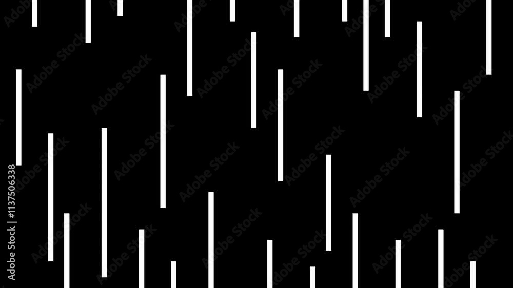 Pixel rain animation. Loop raindrops Pixel rain animation. Loop raindrops