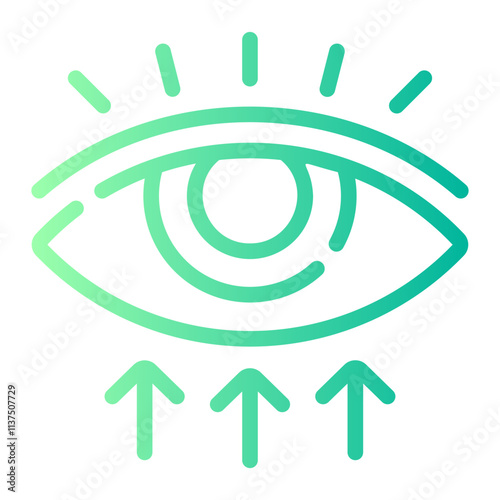 viewers Line Gradient Icon