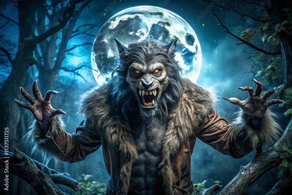 Halloween Werewolf Lycan Monster Fashion Photography - Spooky Gothic Costume Design Halloween Werewolf Lycan Monster Fashion Photography - Spooky Gothic Costume Design