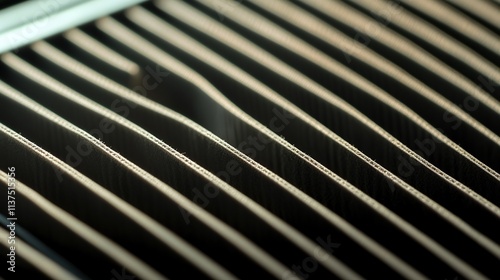 Close-up of a clean car cabin air filter photo