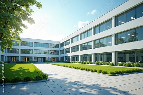 Modern hospital isolation ward exterior showcasing advanced medical facilities and compassionate care, emphasizing the importance of health infrastructure in safeguarding public well-being.