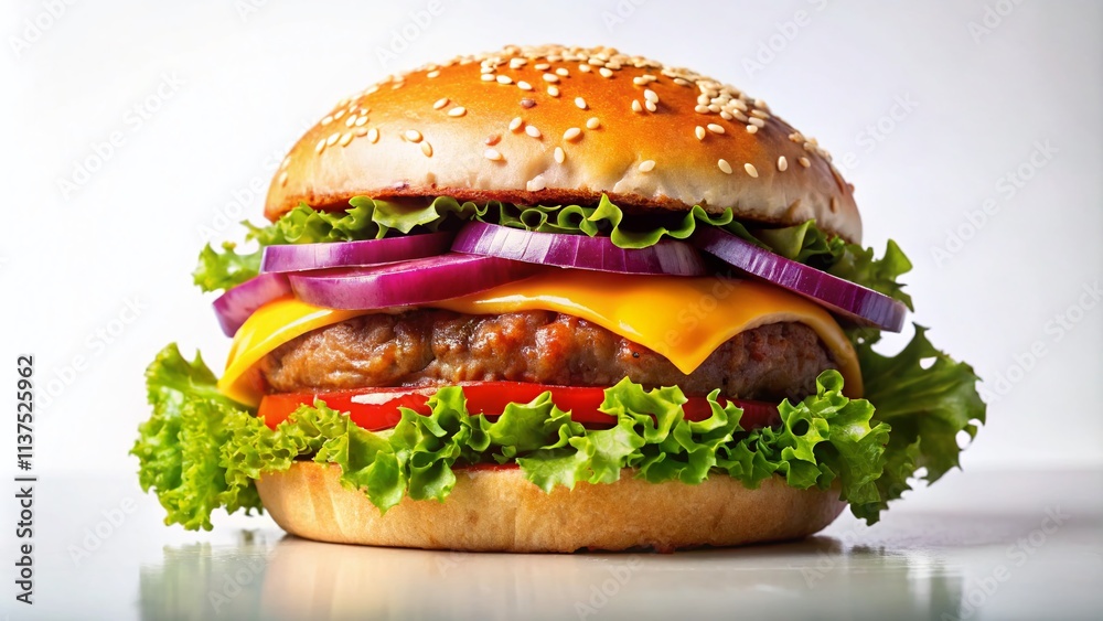 Juicy Burger, White Background, Food Photography, Delicious Burger, Closeup Burger, Gourmet Burger, Restaurant Food, Fast Food, Burger Photo, Food Image, High-Resolution Burger Image, Juicy Burger, White Background, Food Photography, Delicious Burger, Closeup Burger, Gourmet Burger, Restaurant Food, Fast Food, Burger Photo, Food Image, High-Resolution Burger Image,