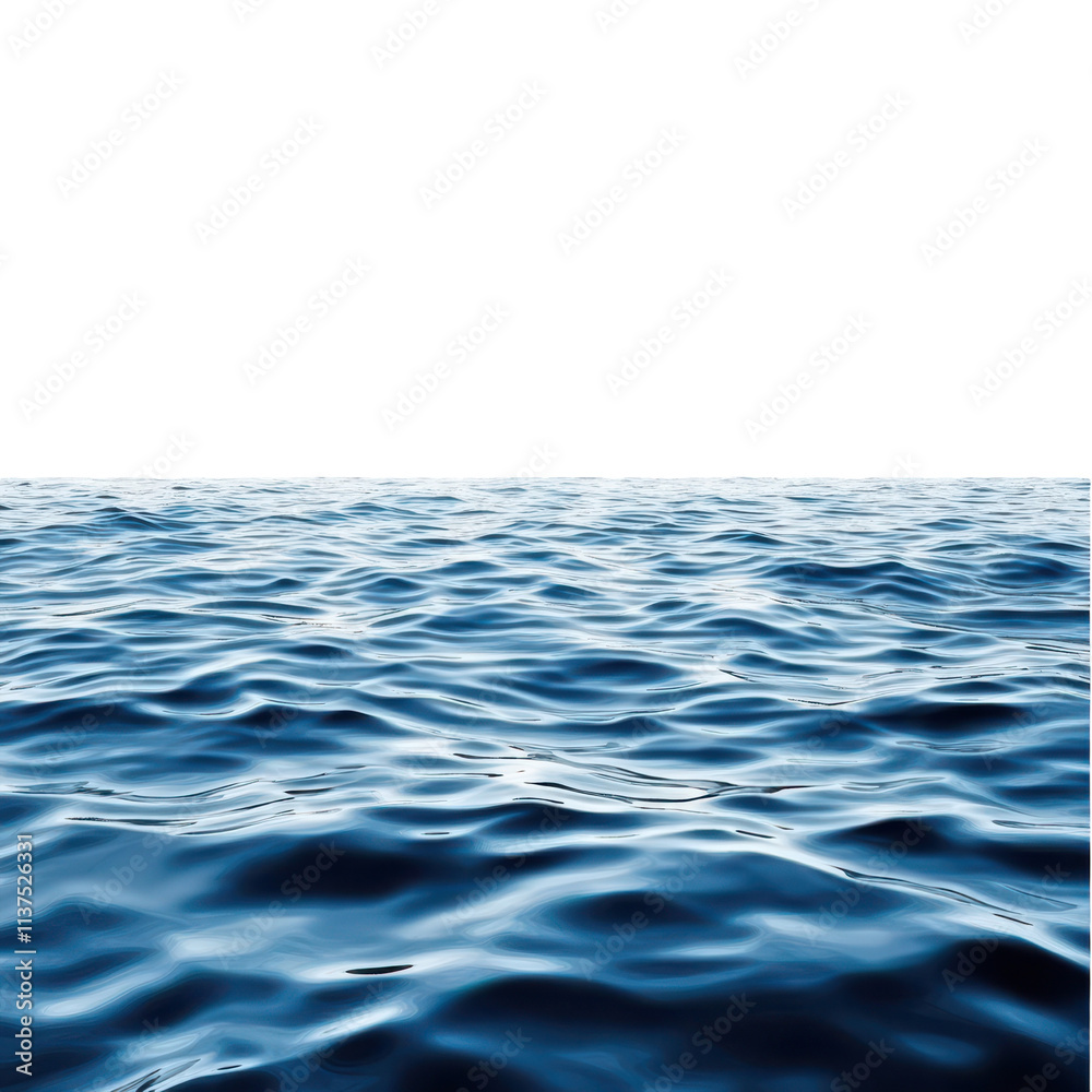 Clear Blue Water Surface for Creative Use Transparent Background. Clear Blue Water Surface for Creative Use Transparent Background.