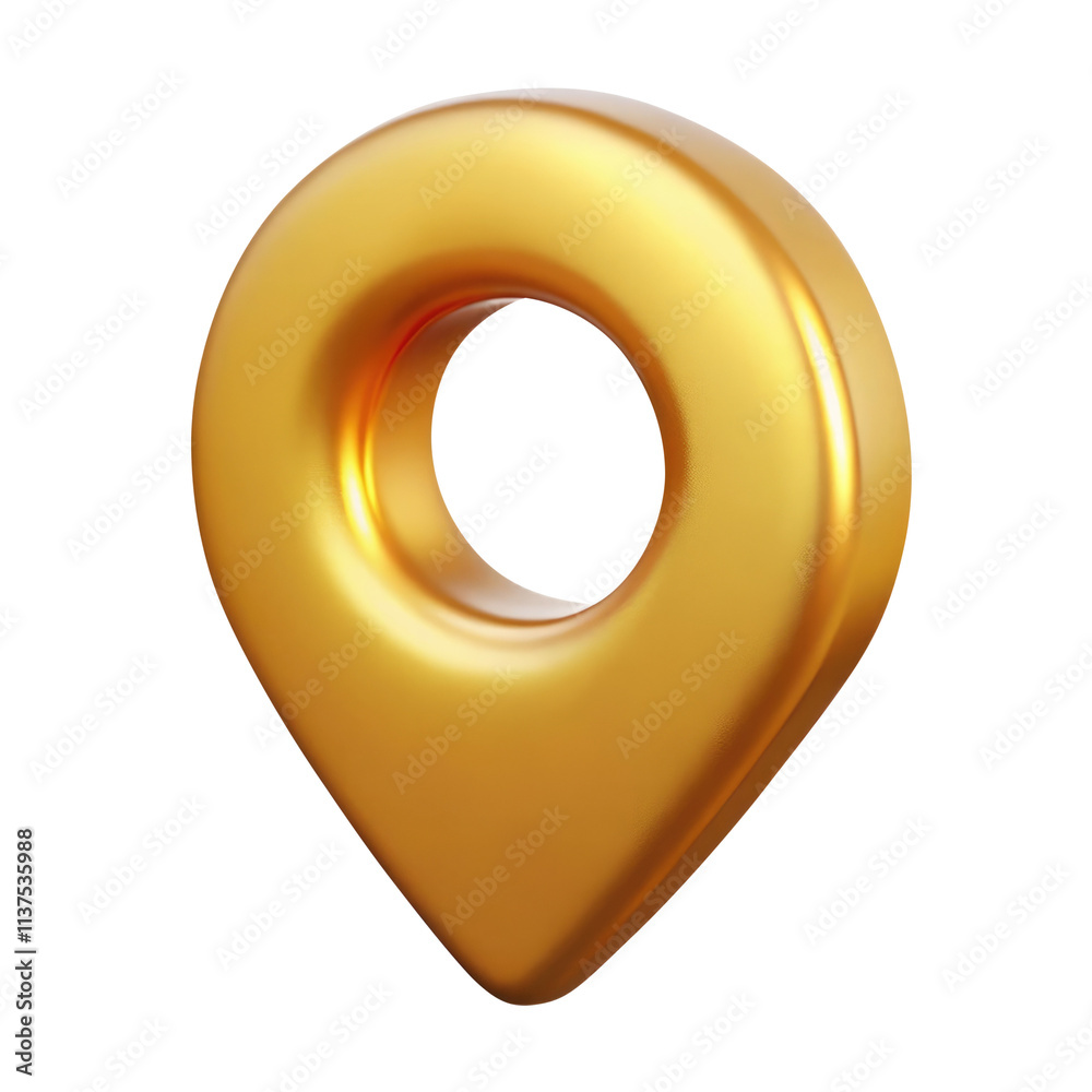 golden location pin 3d render icon in cartoon plastic style minimal isolated on transparent white background, clipping path golden location pin 3d render icon in cartoon plastic style minimal isolated on transparent white background, clipping path
