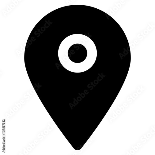 Location Icon – Map Pin, GPS, and Navigation Symbol