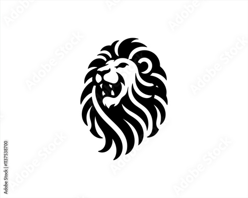 Wallpaper Mural Lion head Roar Mascot, lion logo design vector illustration Torontodigital.ca