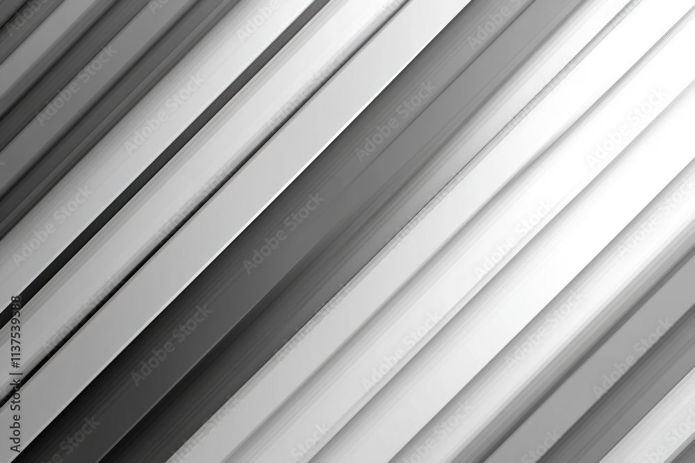 Abstract Background Creates Smooth Diagonal Stripes of Gray and White