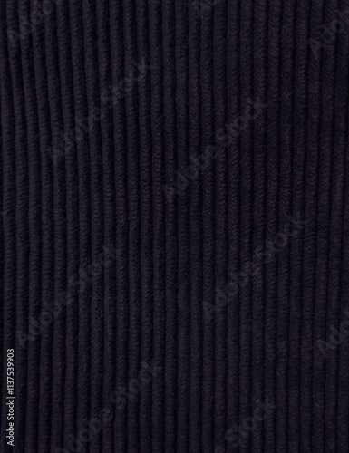 Corduroy fabric photographed close-up, prominent texture, suitable for clothing, bags, backgrounds