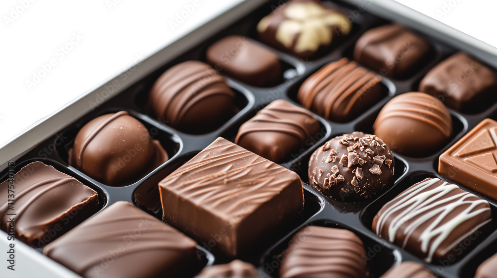 Box of chocolate on a transparent background. isolated background. Box of chocolate on a transparent background. isolated background.
