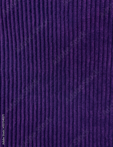 purple fabric texture Corduroy fabric photographed close-up, prominent texture, suitable for clothing, bags, backgrounds