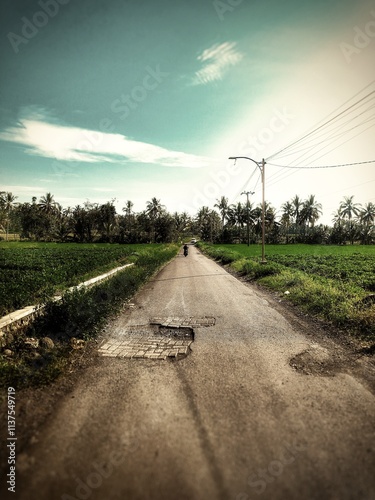 road in the countryside