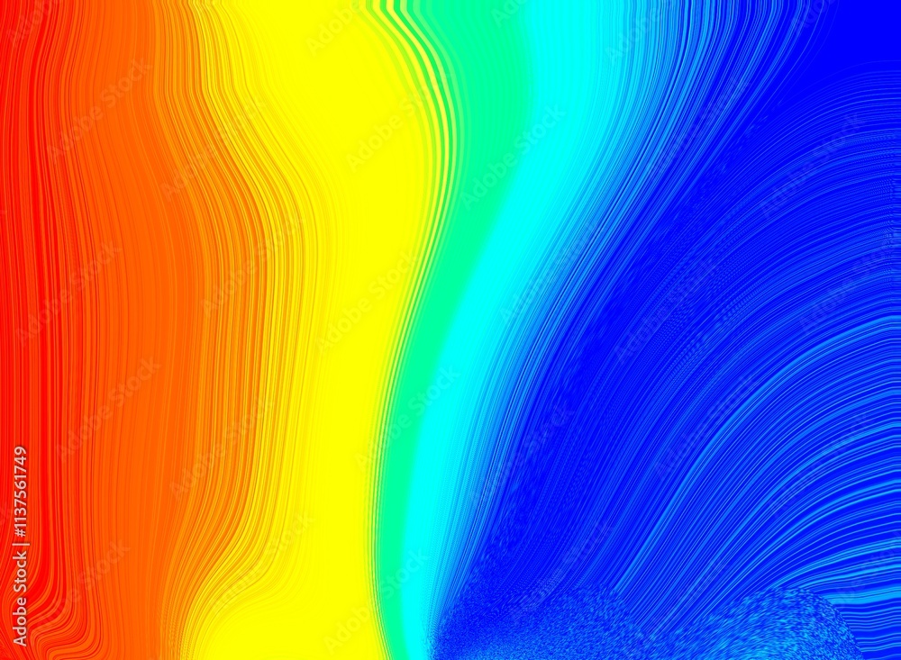 smooth gradient transition of warm and cool colors, from red and yellow to cyan and blue, creating a vivid abstract spectrum effect smooth gradient transition of warm and cool colors, from red and yellow to cyan and blue, creating a vivid abstract spectrum effect
