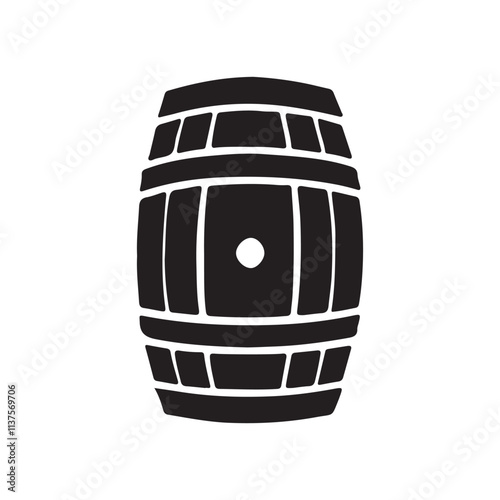 barrel isolated on white