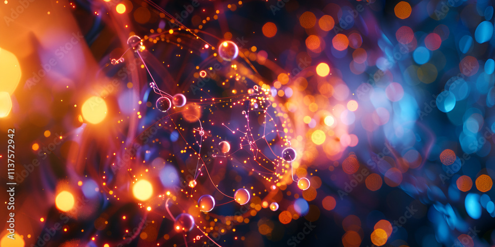 A vibrant, abstract representation of a global network, with interconnected nodes and streams of data flowing across a world map, symbolizing global communication, the internet, or the flow of inform A vibrant, abstract representation of a global network, with interconnected nodes and streams of data flowing across a world map, symbolizing global communication, the internet, or the flow of inform
