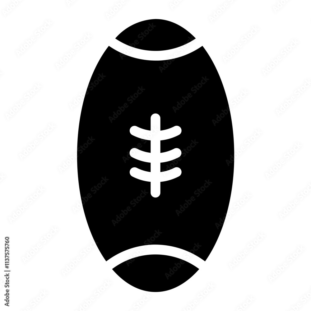 American Softball Tool Glyph Icon