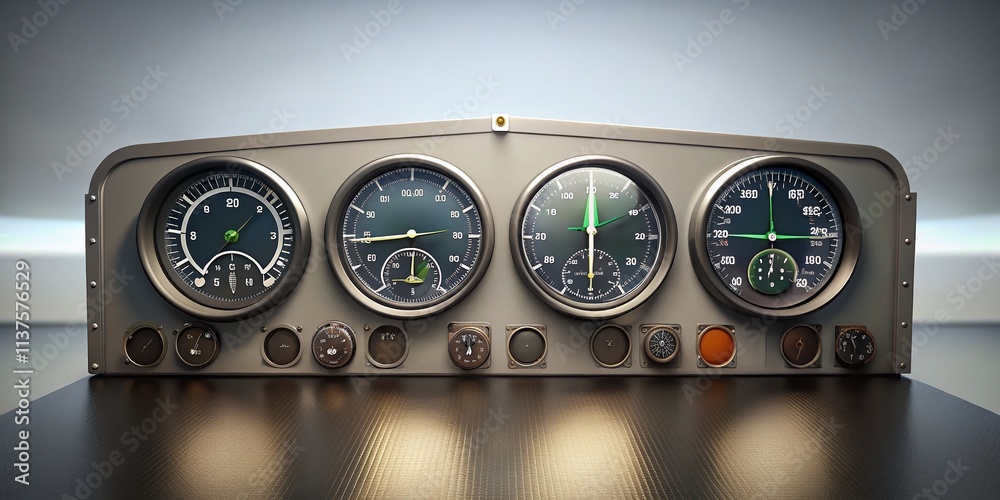 Minimalist Display of Airplane Altitude Instruments in a Clean and Modern Style, Emphasizing Precision and Functionality with a Focus on Aviation Technology and Design Elements Minimalist Display of Airplane Altitude Instruments in a Clean and Modern Style, Emphasizing Precision and Functionality with a Focus on Aviation Technology and Design Elements