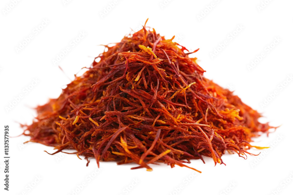 Fototapeta premium saffron isolated on white background