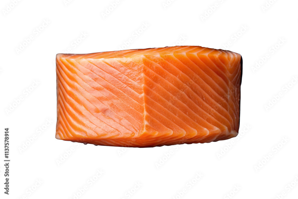 salmon on a white background salmon on a white background