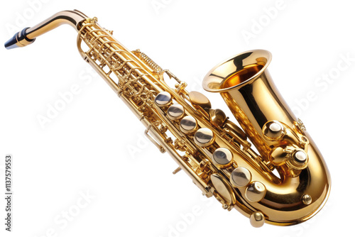 saxophone isolated on white background