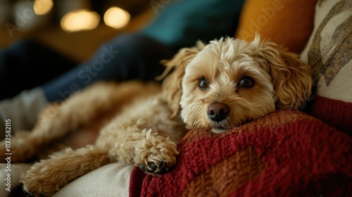 Wallpaper Mural Cozy Pup Resting in Comfort Torontodigital.ca
