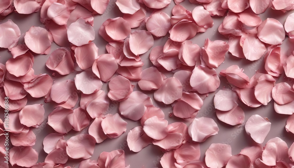 Obraz premium Close-up of delicate rose petals in seamless design, intricate, garden, colorful