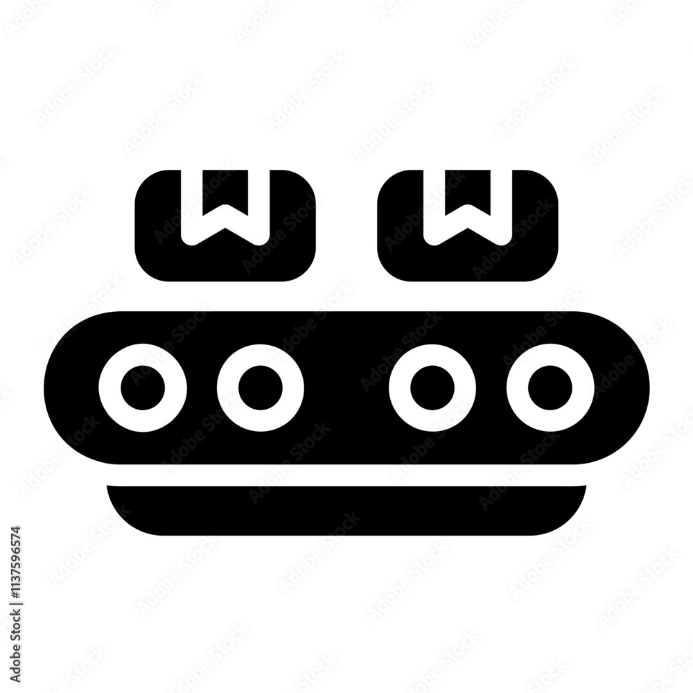 conveyor Solid icon conveyor Solid icon