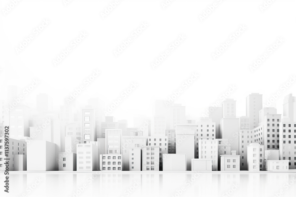 generated illustration of skyscraper and metropolis city in monochrome. generated illustration of skyscraper and metropolis city in monochrome.