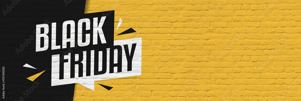 Obraz premium Black friday