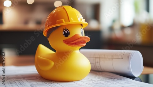 Rubber Ducky Construction Worker