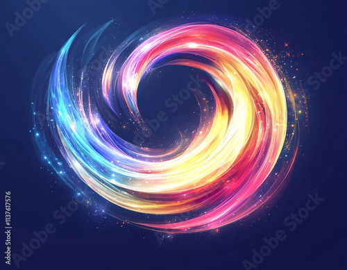 Colorful Light Swirl