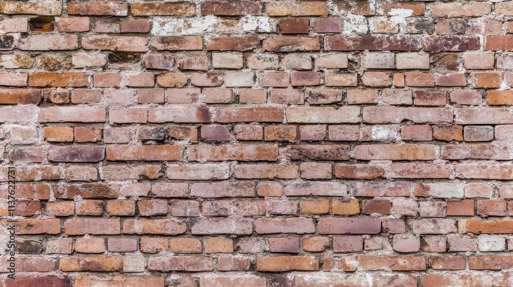 Obraz premium Vintage Brick Wall Texture: A Timeless Architectural Design