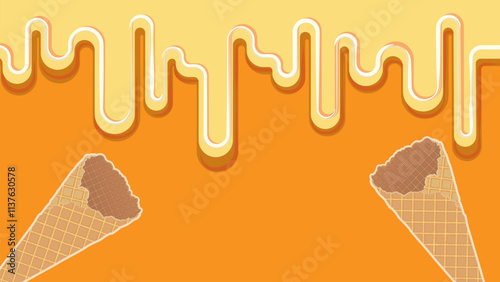 waffle vector background vector illustration