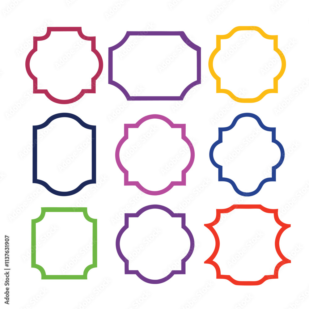 Decorative Frame Vector Collection for Design Projects. Decorative Frame Vector Collection for Design Projects.